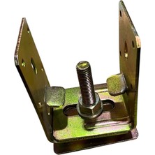 Veka Pergule Ayağı Kare Ayak 10X7 cm – Ayarlanabilir Metal Direk Ayağı (Galvanizli Sabitleme Ayağı)