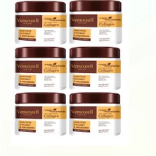 Venuxeell Yıpranmış Saç Onarımı Argan Keratin Kollajen Onarıcı Saç Maskesi Saç Bakım Maskeleri 6'lı Set