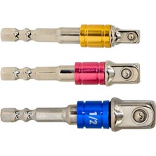 Titi 6531 Bits Saplı Lokma Adaptör Seti 3 Parça (1/4" - 3/8" - 1/2")
