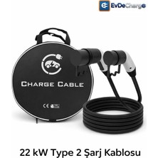 Bemis 22 Kw Tip 2 Kablo Şarj Seti | 5 Metre | Çanta Hediyeli