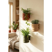 Puffin Design Terra 3'lü Duvar Saksı Seti