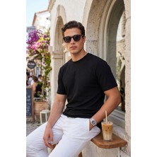 Buratti Pamuklu Regular Fit Bisiklet Yaka T Shirt Erkek T Shirt 5904068