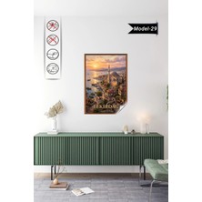 Akıllı Kağıt Türkiye Iller Tablo - Poster Tekirdağ (Model-29)