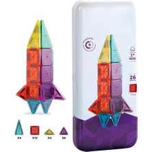 Mey İthalat Mey Ithalat® Manyetik Puzzle 3,75 cm 26 Parça