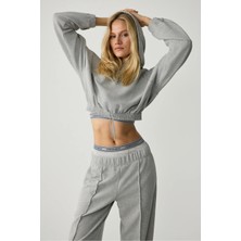 Urban Beat KATHRINE Kadın Kapüşonlu Grimelanj Sweatshirt