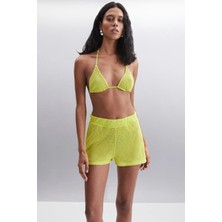Grimelange AZARA Kadın %100 Pamuk Slim Lime Bikini