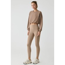 Urban Beat Mıcha Kadın Vizon Sweatshirt