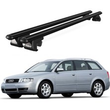 Today Auto Venüs Audi A4 Avant (2001-2008) Uyumlu Siyah Ara Atkı Port Bagaj Tavan Barı