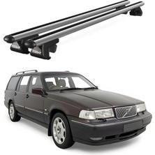 Today Auto Venüs Volvo V90 Sw (1997-1999) Uyumlu Gri Ara Atkı Port Bagaj Tavan Barı