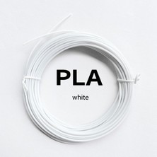 Teknoartshop 10 Metre Pla Filament Beyaz Renk Parçalı