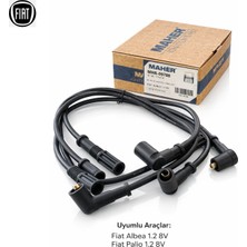 Maher Fiat Albea 1.2 8V – Fiat Palio 1.2 8V Uyumlu Buji Kablo Takımı Ateşleme Kablosu Seti