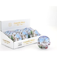 TE Dükkan Buğz Taşlı Istanbul Tasarımı El Aynası Kalın Model 5