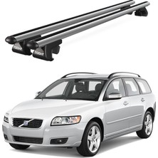 Today Auto Venüs Volvo V50 Sw (2004-2013) Uyumlu Gri Ara Atkı Port Bagaj Tavan Barı