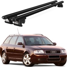 Today Auto Venüs Audi A6 Allroad (2000-2005) Uyumlu Siyah Ara Atkı Port Bagaj Tavan Barı