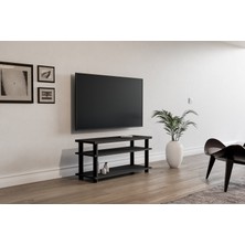 Sonorous Modern Çok Raflı Tv Ünitesi – 3 Katlı Televizyon Sehpası | Salon ve Oturma Odası Için Dekoratif Tv Standı 39'' - 55 '' İnç
