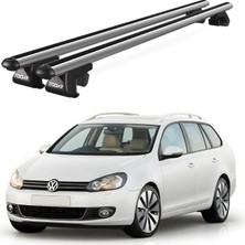 Today Auto Venüs Volkswagen Golf (2009-2013) Uyumlu Gri Ara Atkı Port Bagaj Tavan Barı