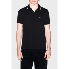 Armani Exchange Logolu Pamuklu Regular Fit Şerit Detaylı Polo Erkek Polo XM002401 AF10366 UC001