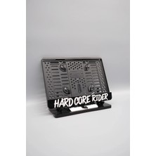 Pi Dekorasyon Hard Core Rıder 3D Kabartmalı Pleksi Motor Plakalığı