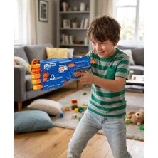 Vardem Blaze Storm Mermili Oyuncak Tüfek - 10 Küçük + 5 Büyük Yumuşak Dart Mermili Emniyetli Tasarım