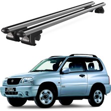 Today Auto Venüs Suzuki Grand Vitara 3D (1999-2005) Uyumlu Gri Ara Atkı Port Bagaj Tavan Barı