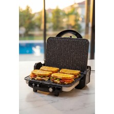 Acar Ultimate Pro Pressio Izgara ve Tost Makinesi Krem - 1800 W