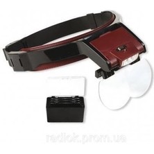 TE Dükkan Buğz Lens Takmalı 4 Lens , LED Lambalı Şapka Tip Büyüteç - Buğz