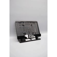 Pi Dekorasyon Evrim Racing 3D Kabartmalı Pleksi Motor Plakalığı