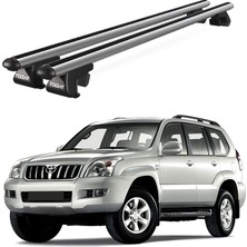 Today Auto Venüs Toyota Land Cruiser 120 (2002-2009) Uyumlu Gri Ara Atkı Port Bagaj Tavan Barı