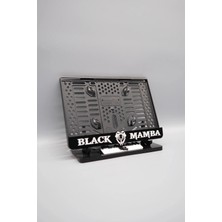 Pi Dekorasyon Black Mamba Siyah Pleksi Motor Plakalığı