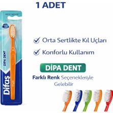 TE Dükkan Buğz Difas Dipa Dent Medium Diş Fırçası Orta Sert 1 Adet