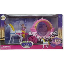 TE Dükkan Buğz Faytonlu At Arabası Seti - SS099-C (Buğz)