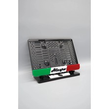 Pi Dekorasyon Itlya Allegro 3D Kabartmalı Pleksi Motor Plakalığı