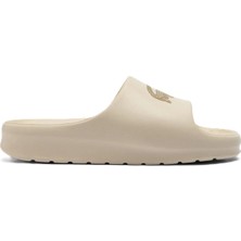 Lacoste Serve Slide 2.0 Unisex Terlik Krem