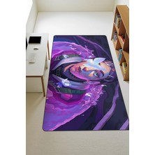 Dolce Mariee Modern Dijital Baskı Kaymaz Taban Çocuk ve Genç Odası Halısı H0498