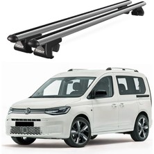 Today Auto Venüs Volkswagen Caddy Van (2015 ve Sonrası) Uyumlu Gri Ara Atkı Port Bagaj Tavan Barı