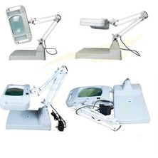 TE Dükkan Buğz 5x 10X Büyüteç  LED Işıklı Süper Parlak Enerji Tasarruflu  Masa Lambası LT861 - Buğz