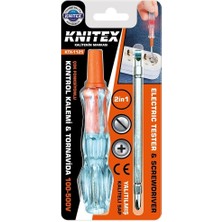 TE Dükkan Buğz 2in1 Düz - Yıldız Çıkar Tak Kontrol Kalemi - Tornavida 100-500V