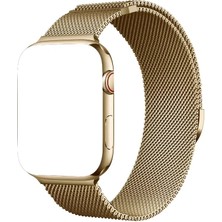 TE Dükkan Buğz Paslanmaz Çelik Watch 10 Uyumlu Kaliteli Kordon Altın Renk 42-44-45-49MM