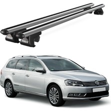 Today Auto Venüs Volkswagen Passat Variant B7 (2010-2014) Uyumlu Gri Ara Atkı Port Bagaj Tavan Barı