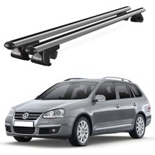 Today Auto Venüs Volkswagen Golf (2007-2009) Uyumlu Gri Ara Atkı Port Bagaj Tavan Barı
