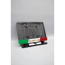 Pi Dekorasyon Italya Temalı Kişiye Özel Gold Isimli Pleksi Motor Plakalığı