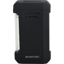 Quantoro Perde Alev Delicili Siyah Metal Puro Çakmağı