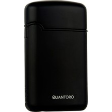 Quantoro Üç Torch Pürmüz Delicili Siyah Metal Puro Çakmağı