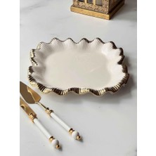 Roy King Sofıa Gold Kare Sunum Tabak 31X31CM