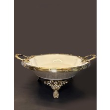 Roy King Classy Antik Yuvarlak Derin Sunum Tabak 26X11CM