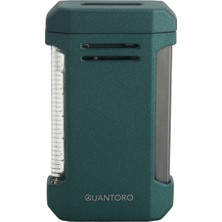 Quantoro Perde Alev Delicili Yeşil Metal Puro Çakmağı