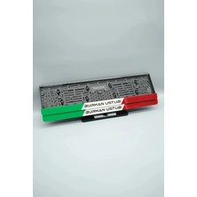 Pi Dekorasyon Italya Kişiye Özel Isimli Pleksi Araba Plakalığı