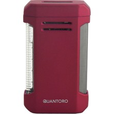 Quantoro Perde Alev Delicili Kırmızı Metal Puro Çakmağı