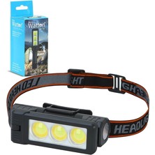 TE Dükkan Buğz Şarjlı Mıknatıslı Çalışma Lambası Kafa Işığı WT-706