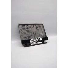 Pi Dekorasyon Ghost 3D Kabartmalı Pleksi Motor Plakalığı